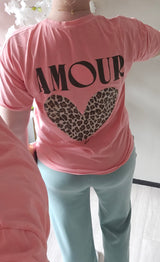 T-SHIRT AMOUR REGULAR FIT