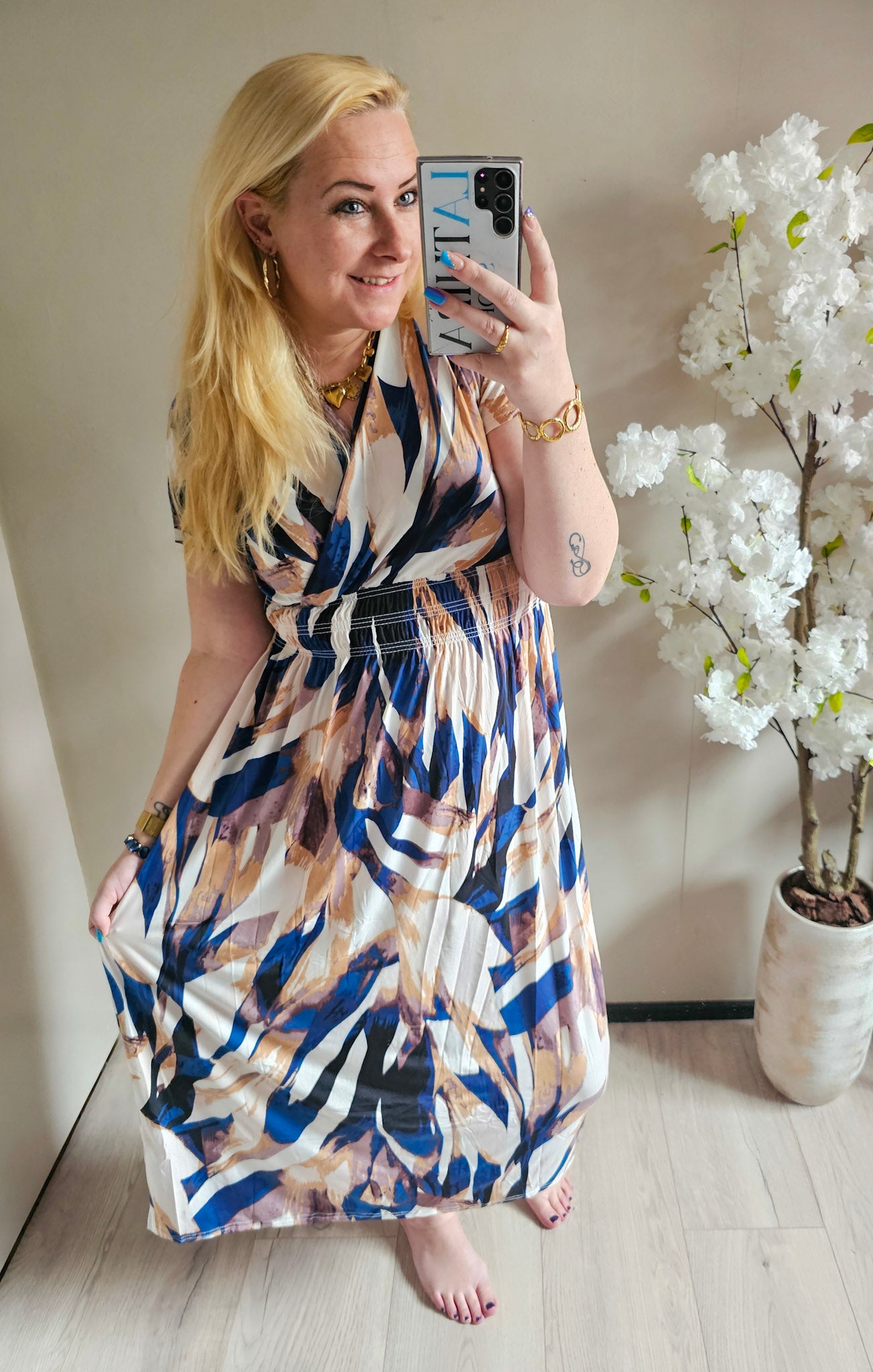 MAXI MAGIC JURK | KOBALT