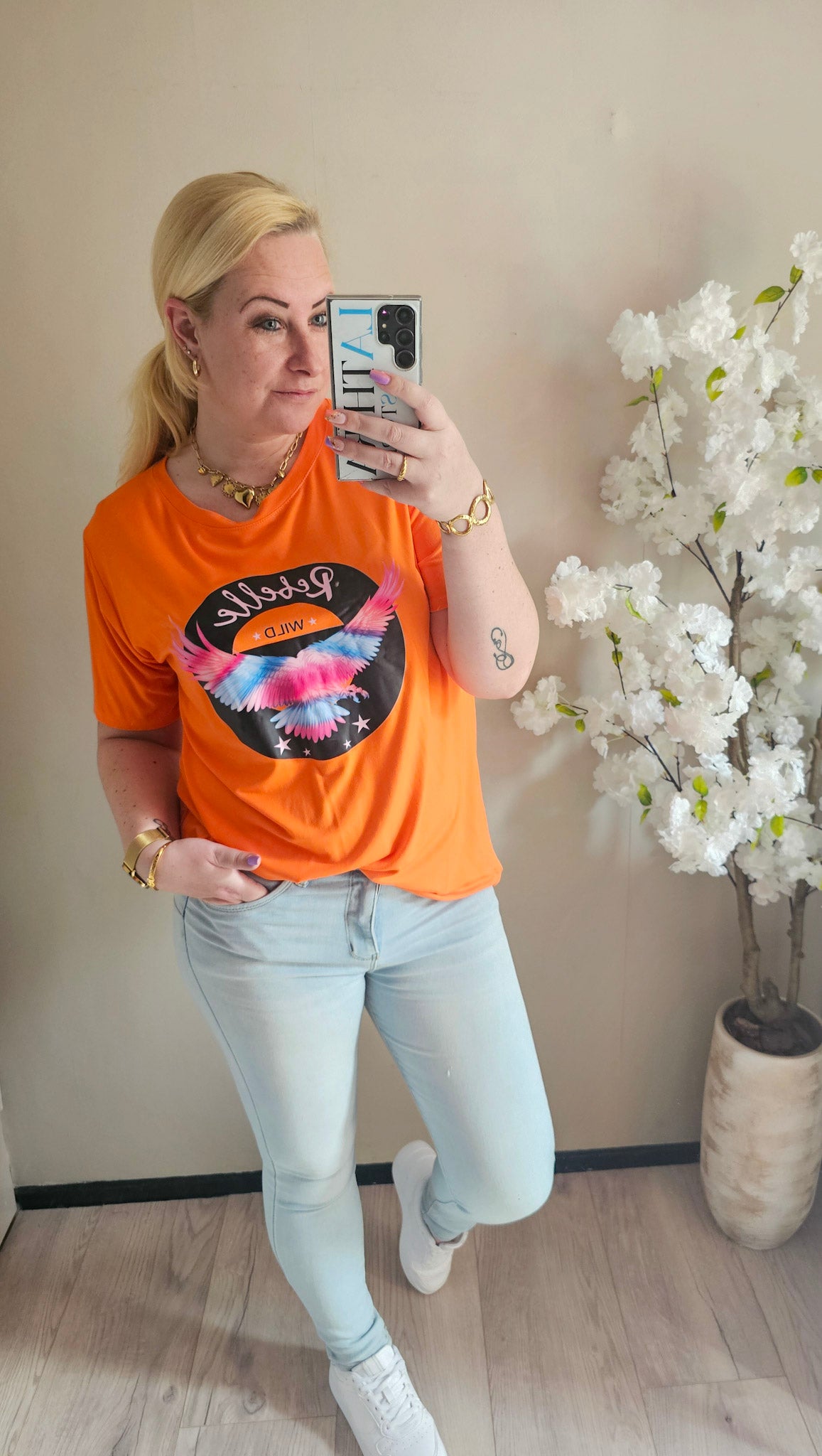 T-shirt forever | oranje
