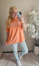 t-shirt los angel | oranje