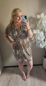 MAGIC JURK | LEOPARD DARK