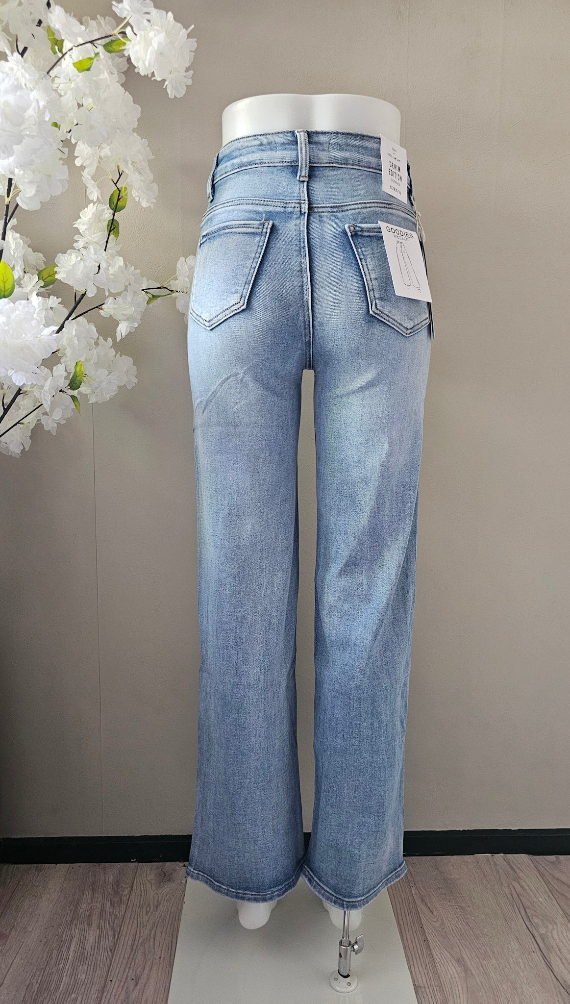 GOODIES DENIM STRASS | WIDE LEG DJ2869