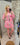 Schulterfreies Reisekleid | Rosa