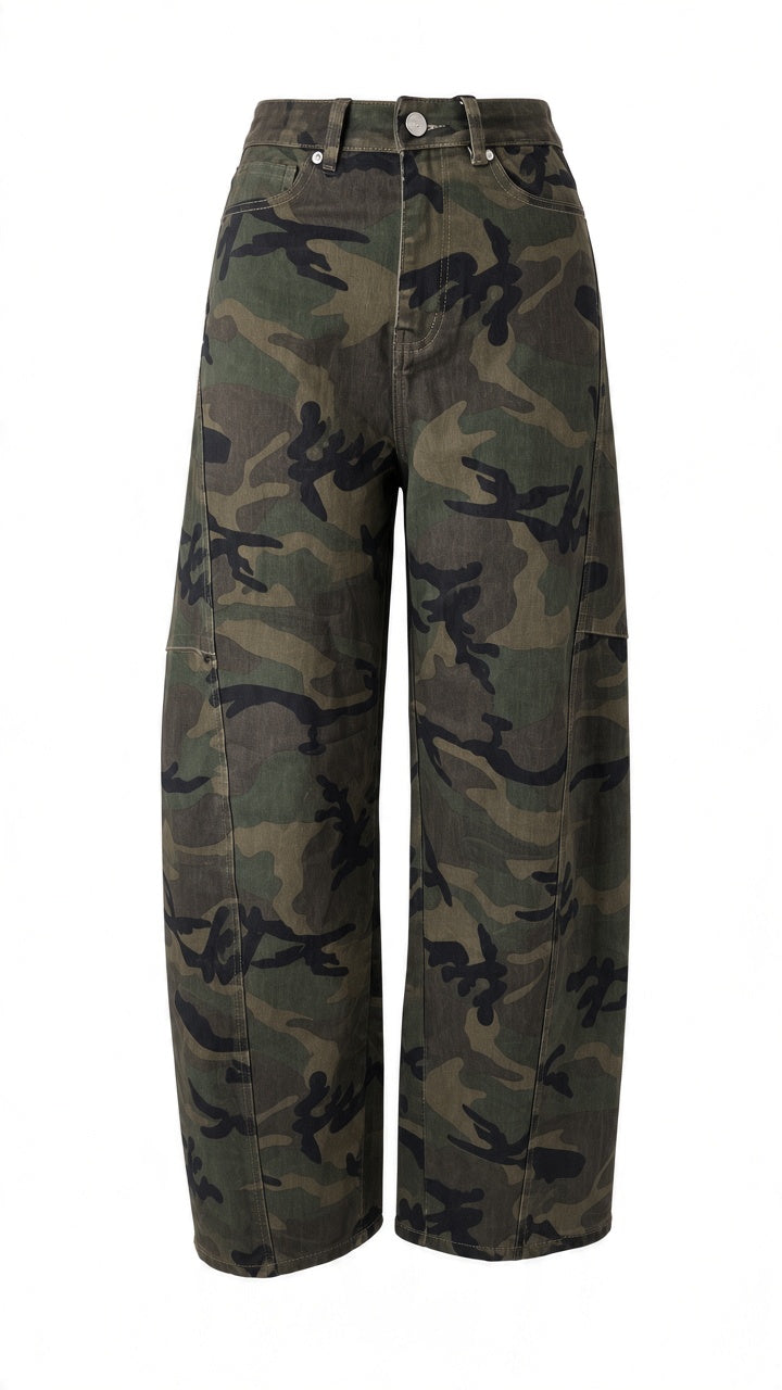 CAMO JEANS BALLOON | JEWELLY JW9773
