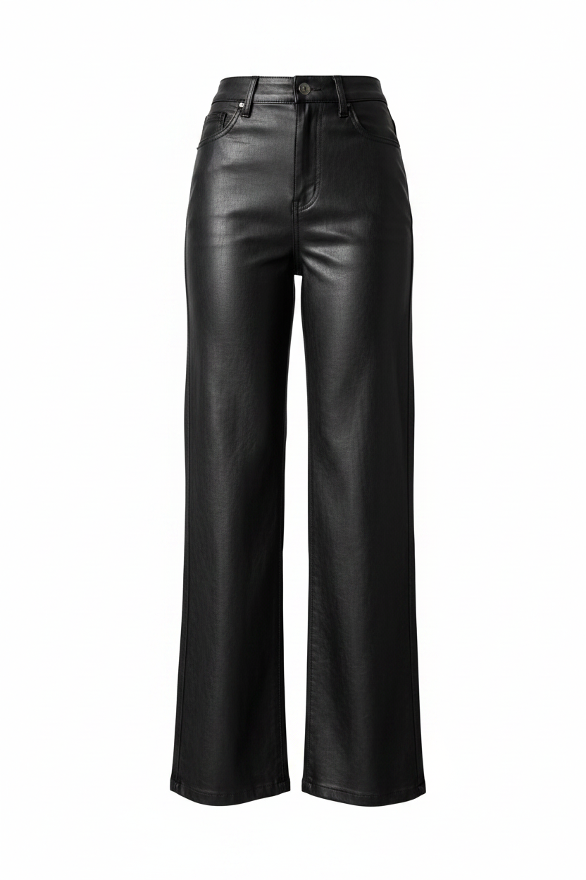 GOODIES LEATHER LOOK WIDE LEG | DJ2685