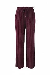 PLISSE BROEK | BORDEAU