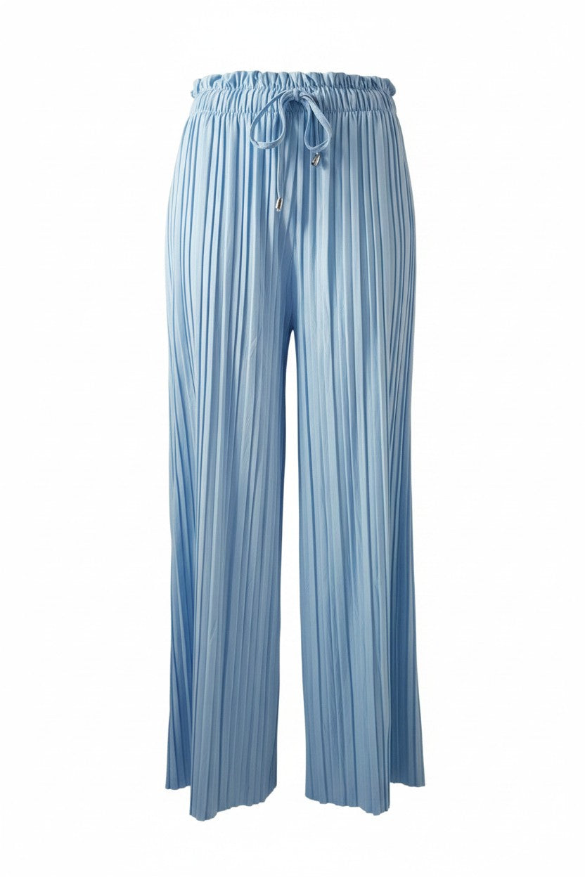 PLISSE BROEK | LICHT BLAUW