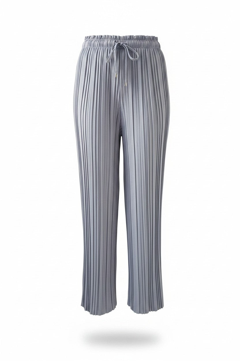 PLISSE BROEK | GRIJS