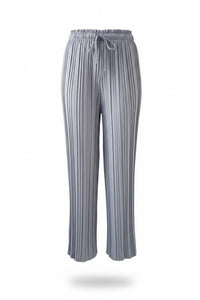 PLISSE BROEK | GRIJS