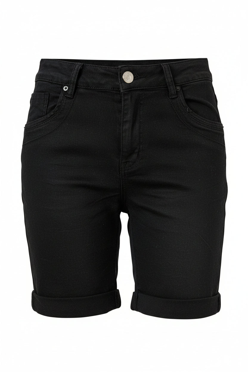 JEWELLY SHORT | ZWART S26137-1