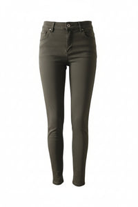 Khaki-Jeans | Hohe Taille YH632