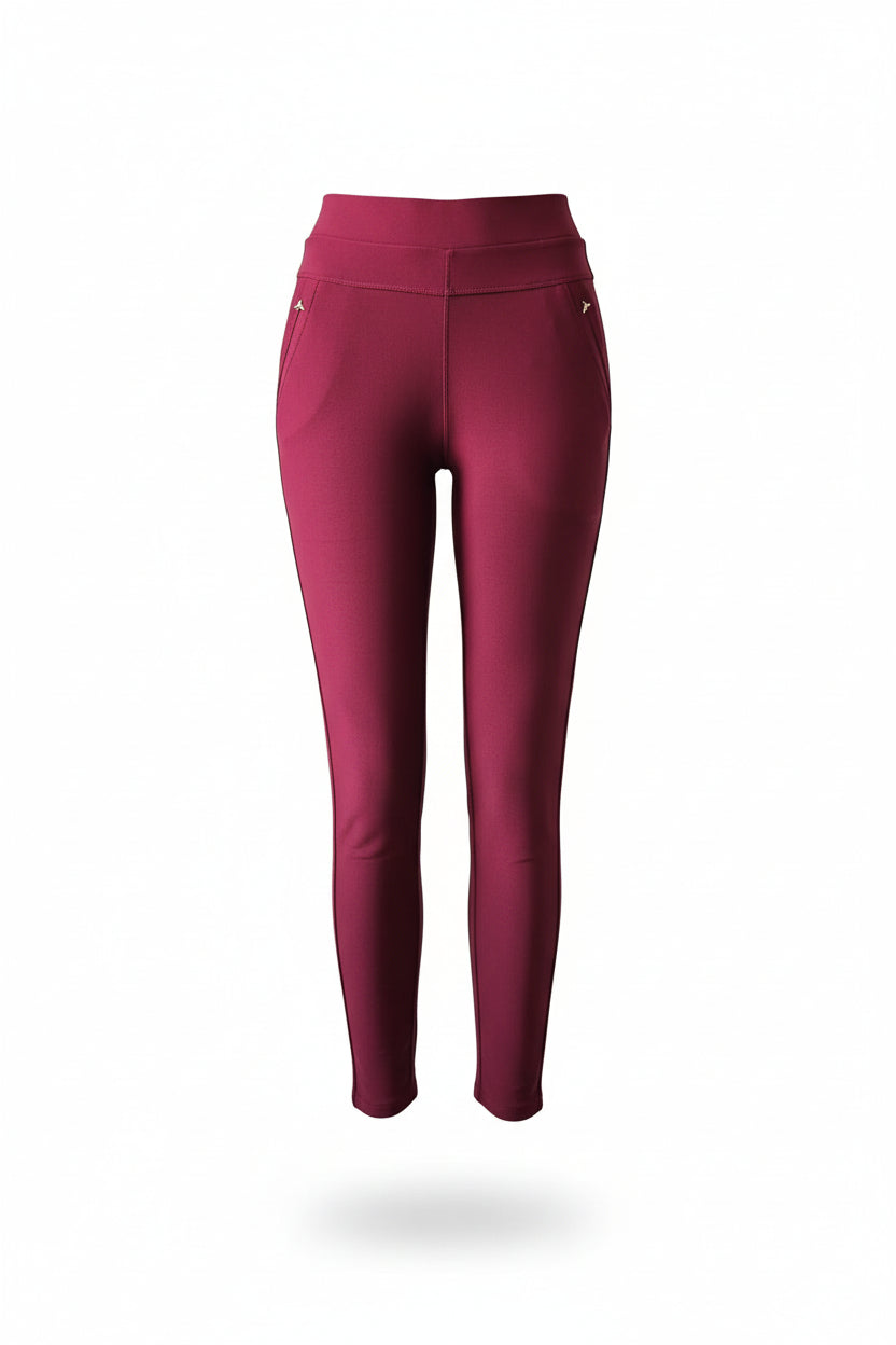 TRAVEL TROUSER | BURGUNDY