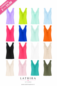 NINA TOP KANT | 25 KLEUREN
