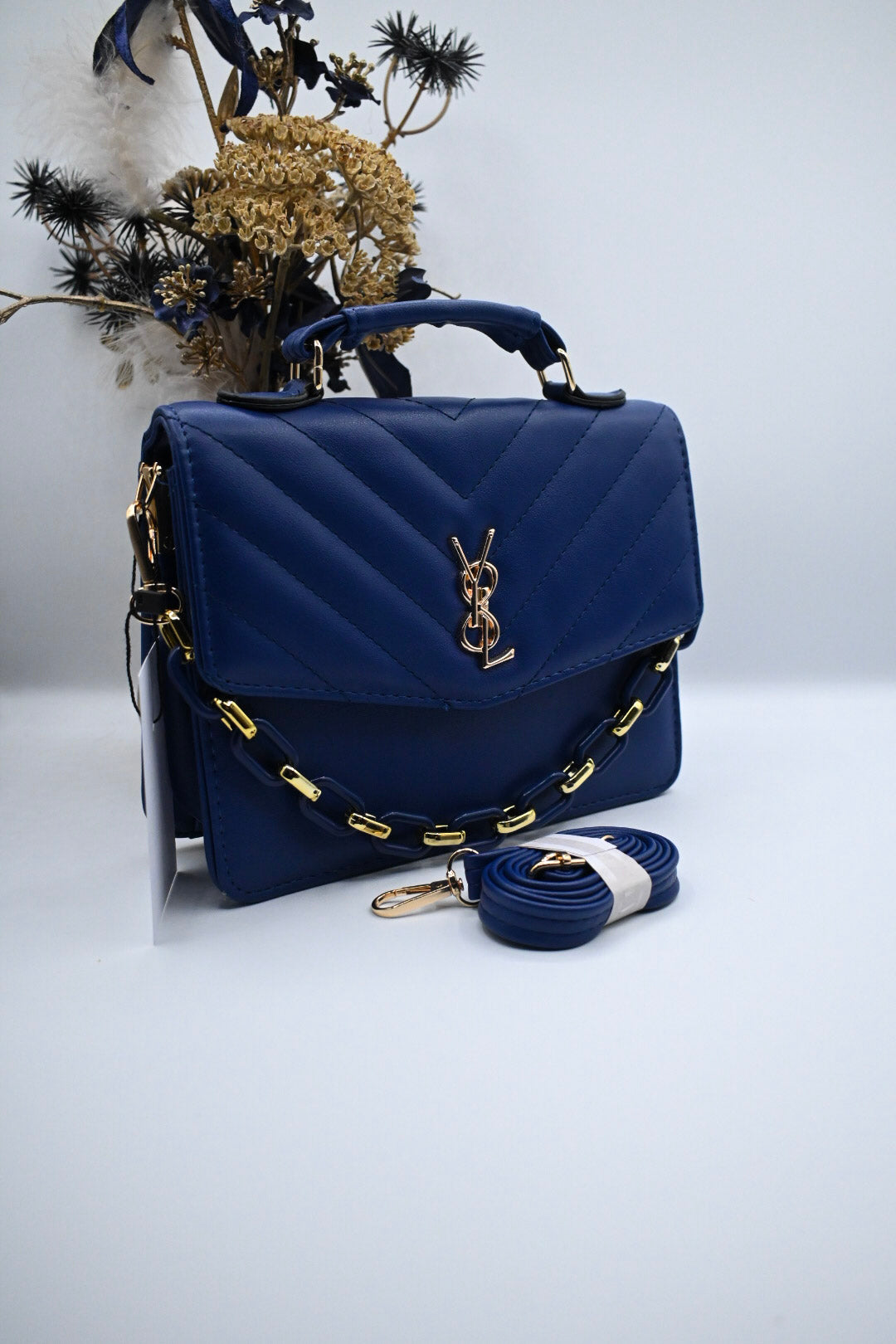YSA SCHOUDERTAS | KOBALT BLAUW