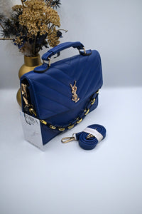 YSA SCHOUDERTAS | KOBALT BLAUW