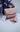 STRIPE SCHOUDERTAS | ROZE