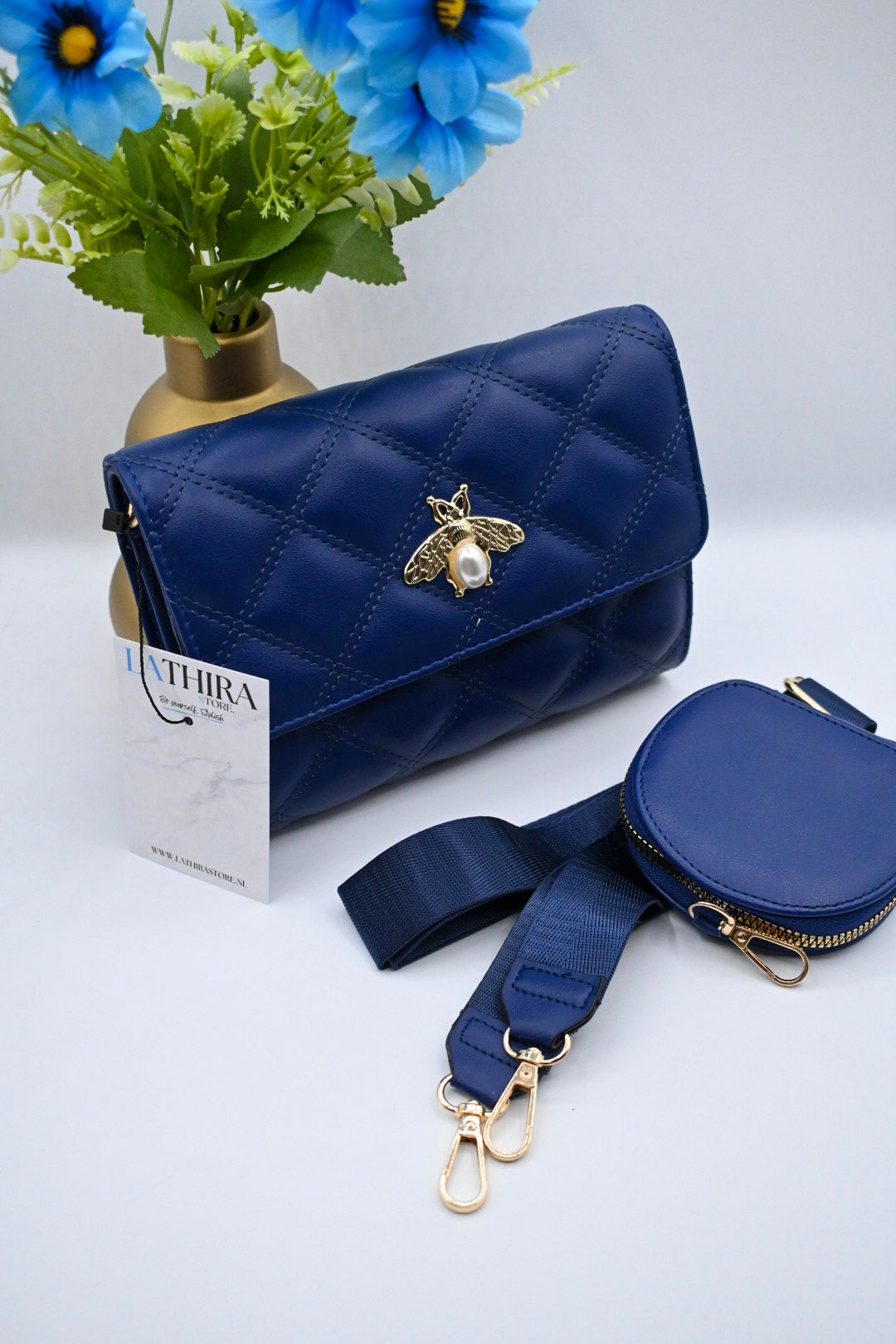 BEE SCHOUDERTAS | BLAUW