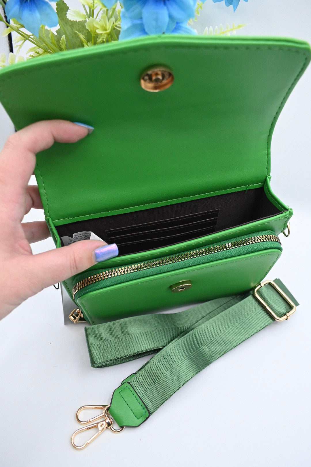 VERONA SCHOUDERTAS | GROEN