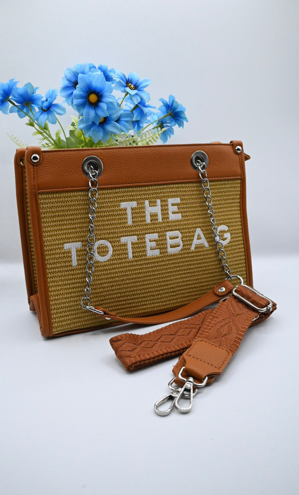 RIVIERA TOTE BAG MEDIUM | BRUIN