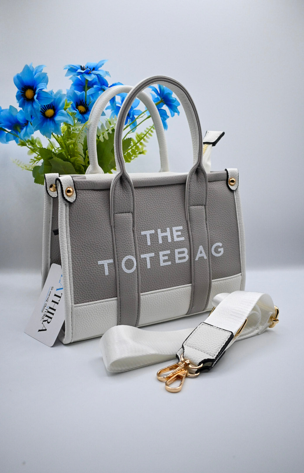 TOTE BAG | GRIJS/WIT