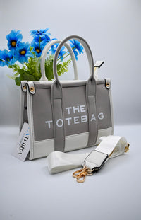 TOTE BAG | GRIJS/WIT