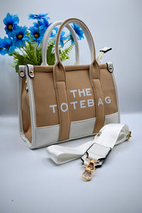 TOTE BAG | BEIGE/WIT
