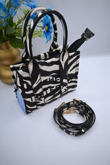 TOTE BAG MINI | ZEBRA