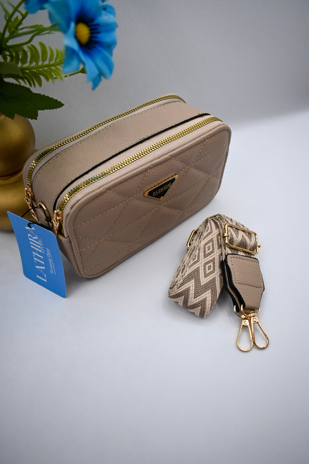 FENNA SCHOUDERTAS | BEIGE
