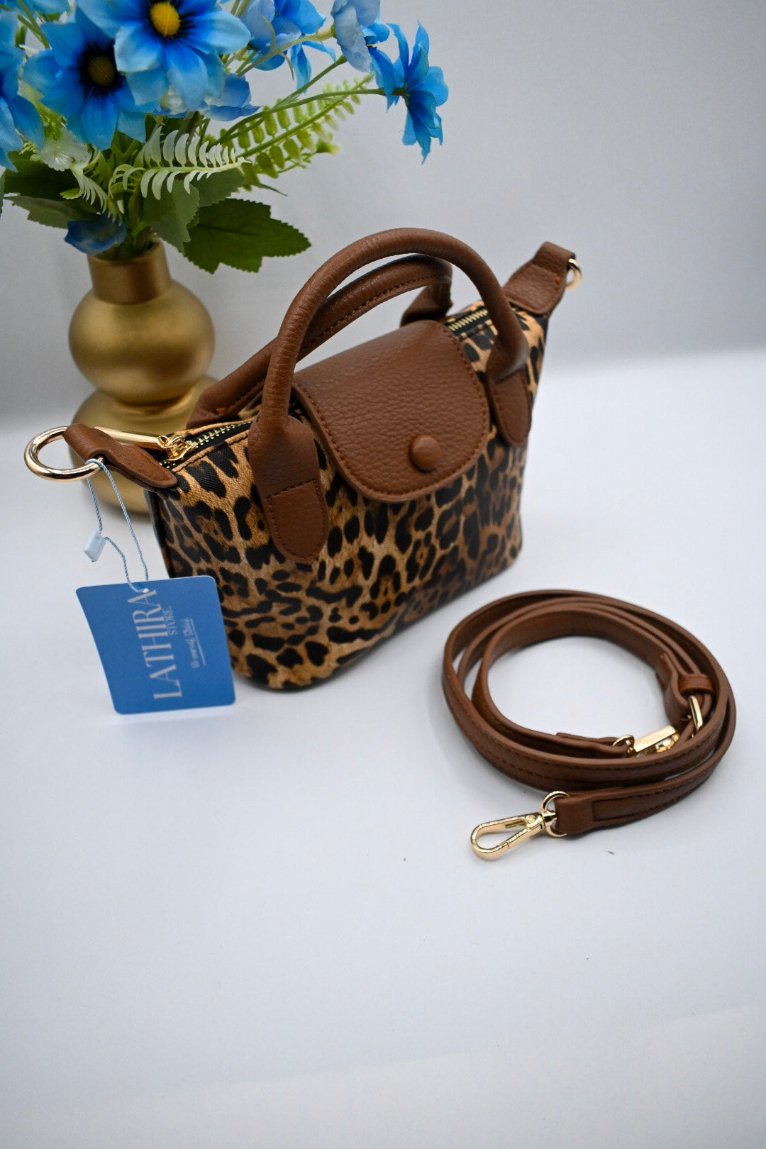 NOVA MINI SCHOUDERTAS | LEOPARD