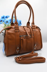 LUNA HANDTAS MEDIUM | COGNAC