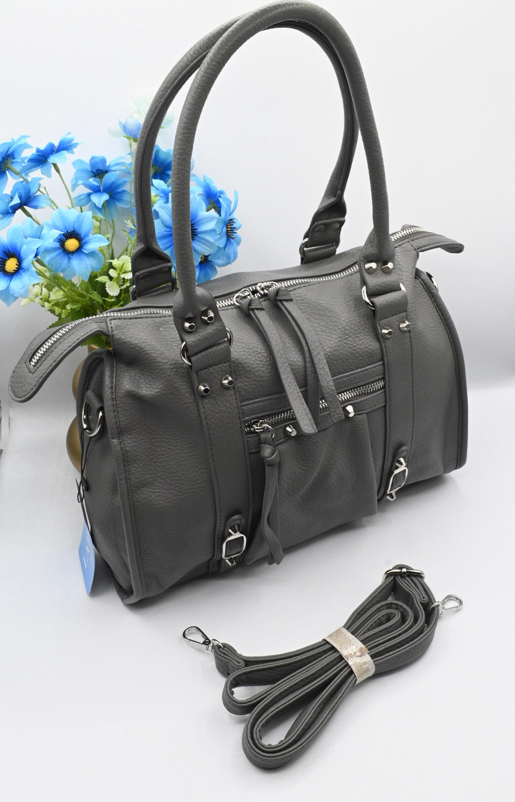 LUNA HANDTAS MEDIUM | GRIJS