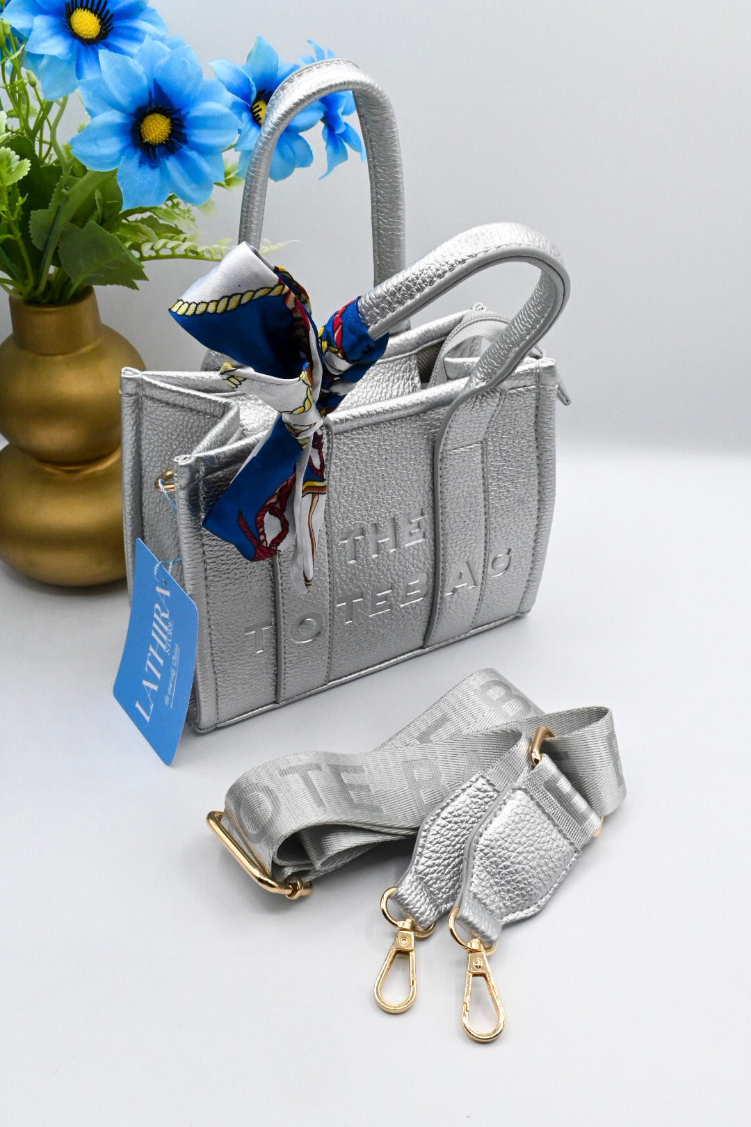 TOTE BAG MINI | ZILVER