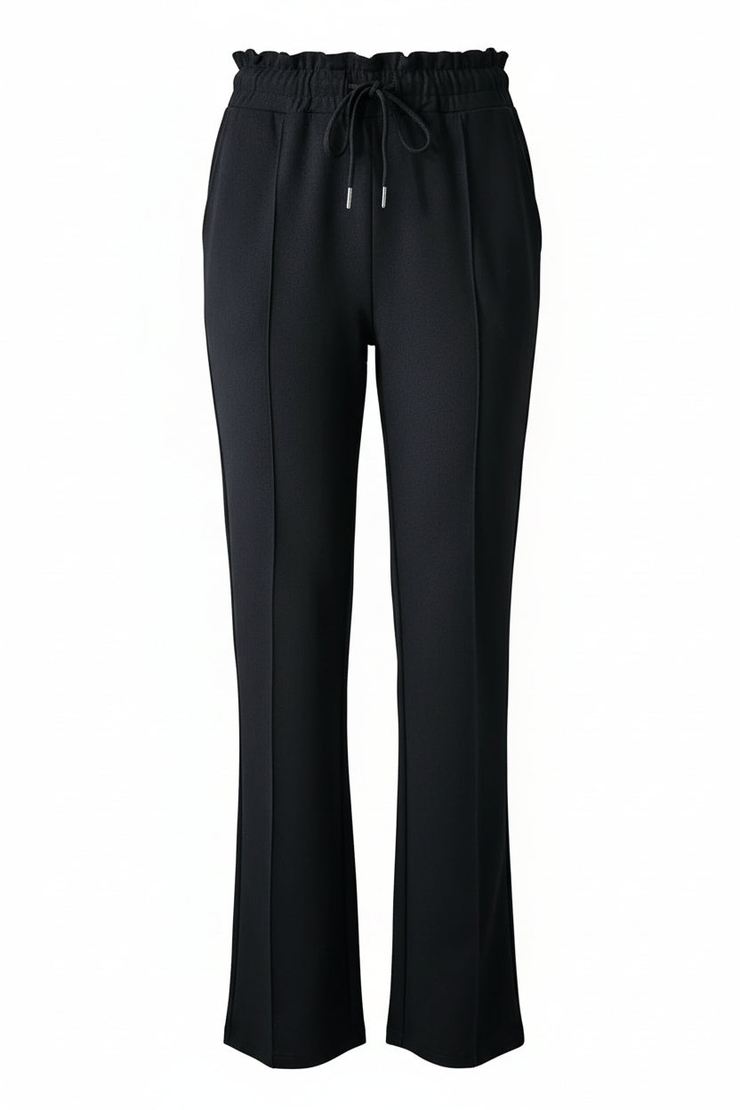 TRAVEL TROUSER STRAIGHT | ZWART