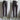 Leather look high waist | antraciet BH868-2#