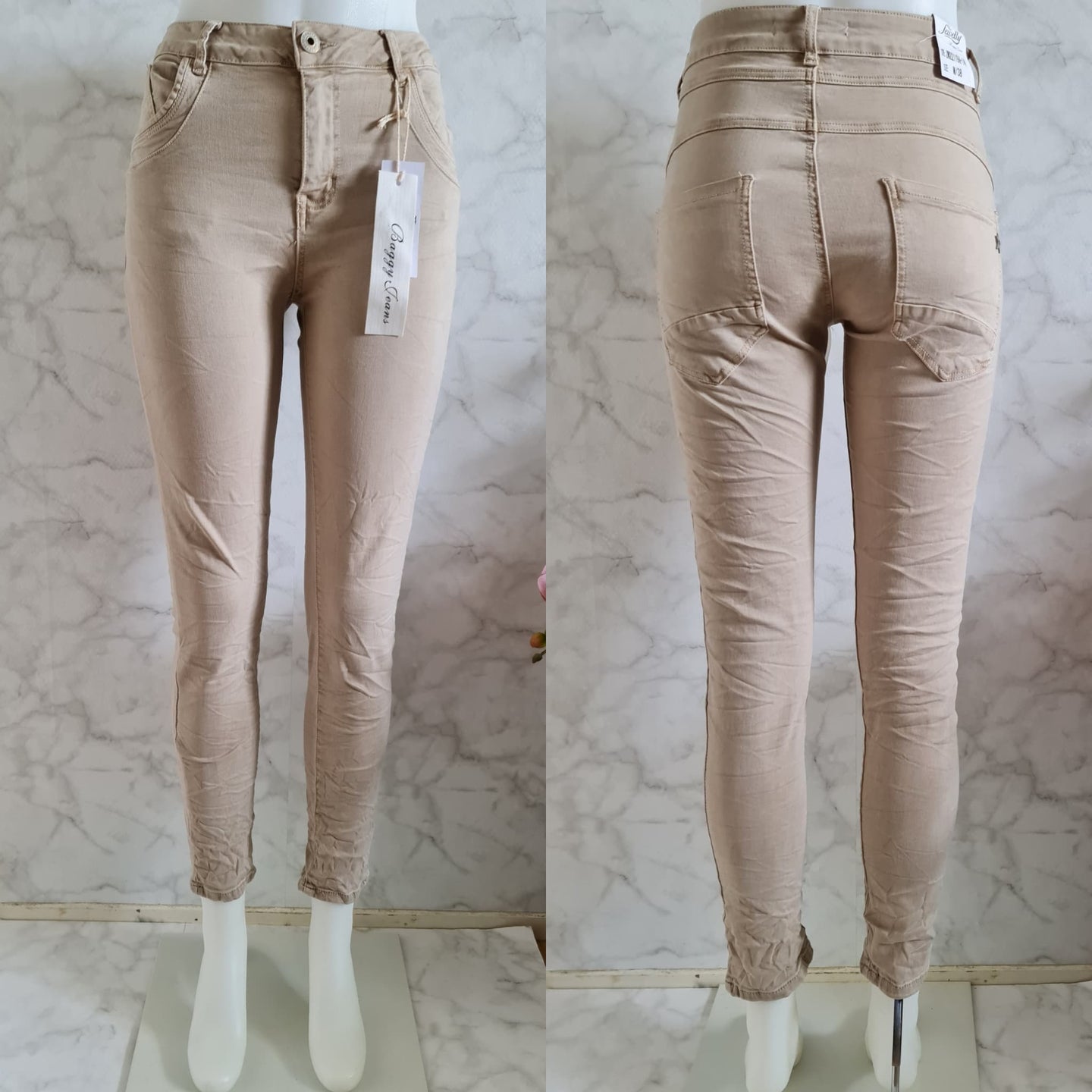 JEWELLY JEANS | HIGH WAIST JW22119A