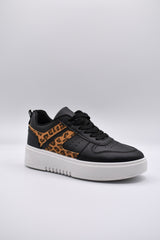 LEOPARD SNEAKERS | ZWART