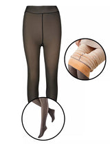ANTI-LEITER-FLEECE-STRUMPFHOSE | SCHWARZ