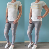 Evi jeans | Grijs YH8301